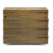 Genuine 4 Pack Fuji Xerox CT201586-CT201589 Toner Set C5580/C6680/C7780 [1BK,1C,1M,1Y]