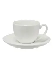 [Maxwell & Williams] White Basics Coupe Demi Cup & Saucer 90ml