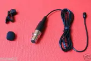 Black Tie Lavalier Lapel Microphone for AKG Samson Wireless Clip-on
