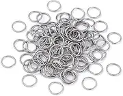 YBVABE Stainless Steel Jump Rings 10mm 18 Gauge 2000 Pieces 10x1mm Open Jump Rings Connectors Chainmail Making Jewellery Findings with Case
