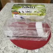 Nature’s Hangout Clear Suction Cup Window Bird Feeder for Wild Birds