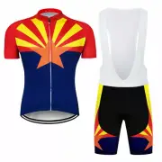 Retro Arizona Cycling Jersey Bib Short Bicycle Jersey Cycling Strap Shorts Tops