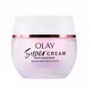 Olay Super Cream with SPF 30, 1.7 Oz Ultra Lightweight Face Moisturizer