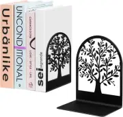 Umikk Book Ends, Metal Bookend, Tree of Life Bookend for Shelves,Home Decorative