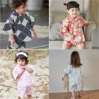在飛比找ETMall東森購物網優惠-Augelute2歲3歲男女寶寶日式和服套裝短袖和風夏日衣服