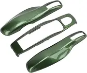 Protective Key Fob Cover for Porsche Panamera, Cayenne, MACAN, Boxster, Cayman, and 911 718 - Modify and Protect Your Car's Key with This Durable Shell Replacement(Green)