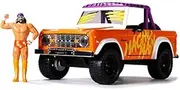 1:24 WWE 1973 Ford Bronco w/Macho Man Randy Savage Randy Savage Mini Car [Parallel Import]