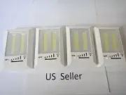 4 pk COB LED Wall Lighted Switch Wireless Night Light Battery Included 253 USA
