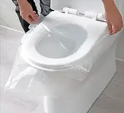 SmarTopus 50 Pack Toilet Seat Covers,Disposable Waterproof, Ideal for Kids Potty Training and Adults,Individually Wrapped for Travel Home, Extra-Large