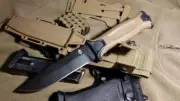 Gerber USA Strongarm Fixed Blade Survival Knife - Coyote Brown