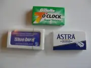 15 Gillette 7O'Clock BlueBird & ASTRA Sampler Blades