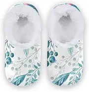 [Caihoyu] Kids Girls Boys Slippers Fuzzy Fleece Non-Slip Lightweight House Shoes Home Indoor