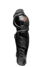 KNAPPER AK7 PRO Ball Hockey Shin Guards – Size 15 – Black – New