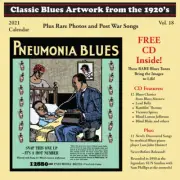 Classic Blues Artwork 1920S Calendar 2021 [New ] With CD, Calendar, 2 Pack
