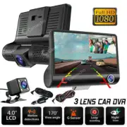 1080P Car DVR Dual Lens Dash Cam Front and Rear Video Recorder Camera G-sensor