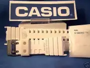 Casio watch band G-5500 C-7. G-shock white Resin strap.Original Two-Piece Watchb