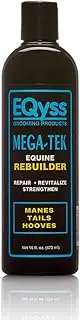 EQyss Mega-Tek Equine Horse Rebuilder - Repair, Revitalize & Strengthen Horse's Coat - Perfect for Manes, Tails, and Hooves - pH Balanced, USA-Made