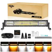 AUXBEAM 22"inch Strobe Flash Led Work Light Bar Kit for Dodge Ram 1500 2500 3500