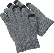 [Milisten] Autumn and Winter Knitted Gloves Wrist Scooter Gloves Hiking Mittens Men Gloves Warm Gloves Motor Gloves Men Motorcycle Gloves Full Finger Gloves Touch ATV Gloves Knitting