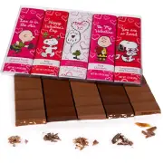 Snoopy Valentine'S Chocolate Variety Gift Box, Charlie Brown Snacks, Peanuts Sno