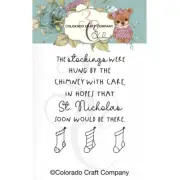 Colorado Craft Company Clear Stamp Set Kris Lauren ~ Stocking Mini