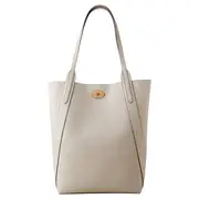 [Mulberry] North South Bayswater Tote Chalk Heavy Grain
