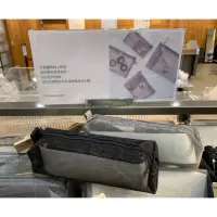 在飛比找蝦皮購物優惠-現貨 尼龍網眼筆袋 MUJI 無印良品 方型 尼龍 筆袋 黑