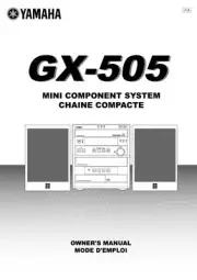 Yamaha GX-505VCD Component System Owners Manual