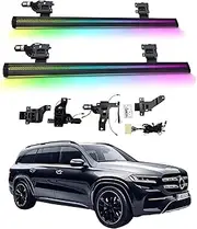 BJOHQ Electric Running Boards Compatible for Mercedes-Benz GLS 2020-2025 with Light, SUV, Off-Road & Pickup Trucks - Retractable Truck Steps & Nerf Bars