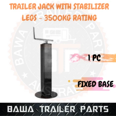 Trailer Jack Stand With Stabilizer Legs - 3500kg Rating! Trailer Parts!