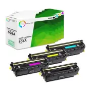 4Pk TCT 508A CF360A CF361A CF362A CF363A BCMY For HP M552 M553 Compatible Toner