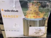 Solo Stove Ranger 2.0 Outdoor Firepit Stainless Steel New In Box