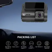 M700 2Lens Dash Camera Car DVR Cameras Mini Hidden Video Recorder Front and Rear View Vehicle Recording 4K WIFI