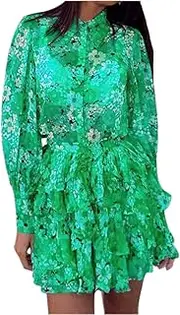 [N\P] NP Spring Autumn Women's Sleeved Two Piece Shirt Skirt Suit