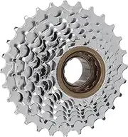 Baxnore 8 Speed Cycle Cassette Freewheel, Wear Resistant Steel Threaded Flywheel, Quiet Rotation Variable Speed Freewheel for Cycling Components