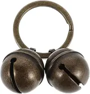 Abaodam 1 Set Hanging Pet Collar Bells Wear Resistant Decorative Metal Bells for Cats Dogs Portable Stylish Accessories for Various Environments Compact Design