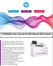 HP M283fdw Color LaserJet Pro MFC Network WIFI & Airprint