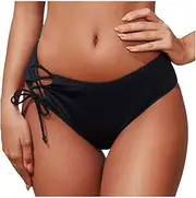 Ahagogo Badehose Damen Bikinihose Damen Bikini Hose String Bikinis High Waist Sexy Bikinihose Tanga Bikini Bottom Bademode Swimsuits Strandshorts