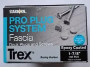 100 Starborn Pro Plug System Fascia Deck Plugs Epoxy Screws Trex Rocky Harbor