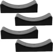 Abaodam 4Pcs Dumbbell Holder Stand Durable Weight Rack for Dumbbells Stable Design Prevents Rolling Floor Damage for