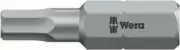 4x Wera HEXAGON DRIVER BITS 25mm Hex-Plus*German Brand- Hex-1.5mm Or Hex-2mm