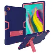 For Samsung Galaxy Tab S5E SM-T720/ 725 Case, Kickstand Shockproof Heavy Duty Tough Protective Rugged Cover (Hot Pink)