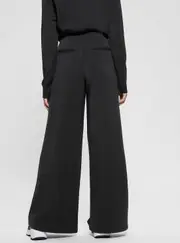GUESS Women's Eco Black Olympe Wide Leg Pant Size: XL, Elastane