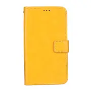 MCC Folio Case Samsung Galaxy A30 2019 Handset Leather Cover A305 Phone [Yellow]