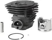NIKASIL Plated 44MM Cylinder Piston Engine Motor Kit for for HUSQV/Arna 350 353 351 346 XP 346XP Chainsaw Parts