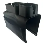Silicone Couch Cup Holder Sofa with Tray and Side Pocket Multipurpose Black