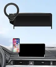 MaserWeller Car Phone Holder for 2017-2019 Audi A4 Accessories / 2018-2020 Q5 Accessories 8.3-inch Screen Fixed Clip, Phone Mount Compatible with MagSafe, 360° Rotation Cell Phone Holder
