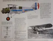 Armstrong Whitworth Siskin Plane Picture Out of Print Article Sheet Wall Art