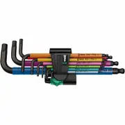Wera Multicolour Hex plus Ball End Metric L-Key Clip Set