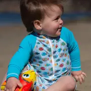 All-in-one Sunsuit - Fish Frenzy